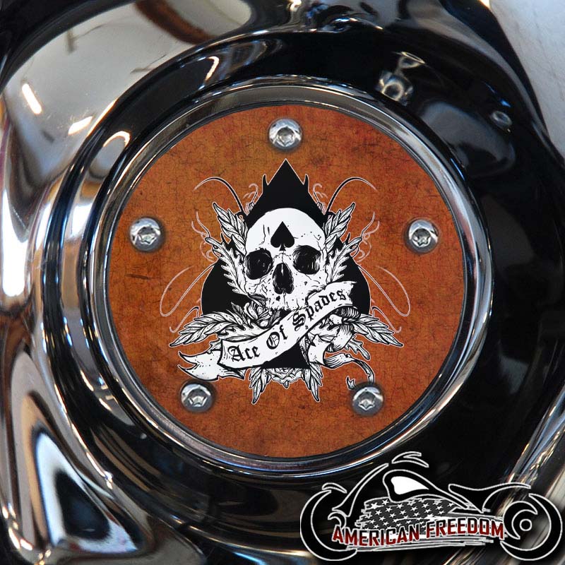 Custom Timing Cover - Ace of Spades - Click Image to Close